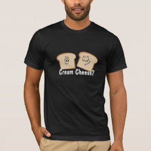 Toast Cream Cheese Funny Couples T-shirt design