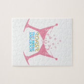 Toast de bride en de groom legpuzzel (Horizontaal)