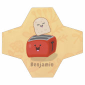 Toast de Cute kawaii et dessin animé de grille-pai (Plat)