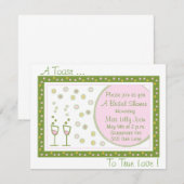 Toast, een toast... naar echte liefde. kaart (Voorkant / Achterkant)