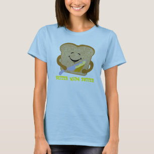 Toast en boter t-shirt