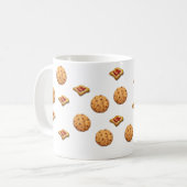 Toast en koekjes koffiemok (Voorkant links)