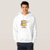Toast Face Mannen Hoodie (Voorkant volledig)