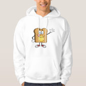 Toast Face Mannen Hoodie (Voorkant)