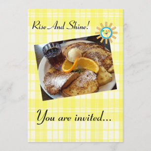 Toast français - Invitation personnalisée pour le