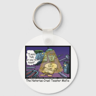Toast Mafia Grappige Offbeat Cartoon Cadeaus & T-s Sleutelhanger