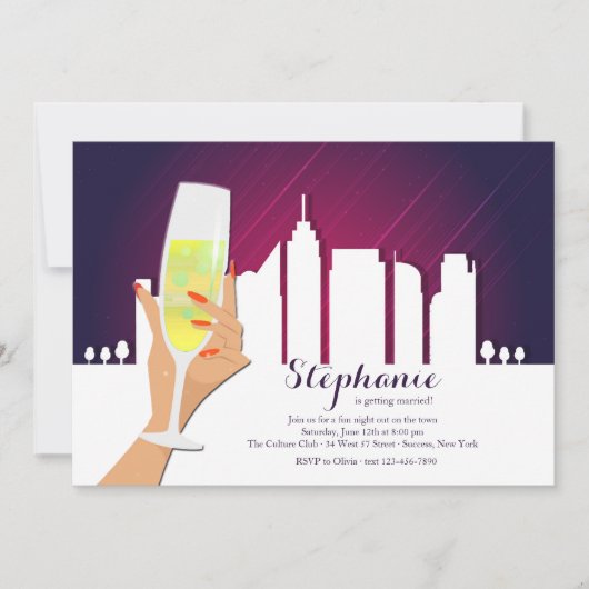 Toast of the Town Invitation (Devant)