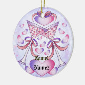 Toast om te houden van bruiloft ornament (Links)