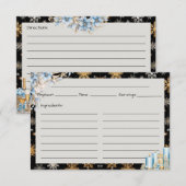 Toast op Midnight Recept Kaart (Voorkant / Achterkant)