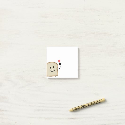 Toast Post-it Notes (Op bureau)