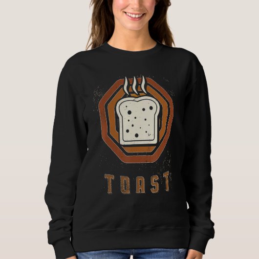 Toast Vintage Retro Classic Love Trui (Voorkant)