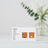Toast Visitekaartje (Staand voorkant)