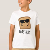 Toastally Grappig Toast Brood Pun T-shirt (Voorkant)