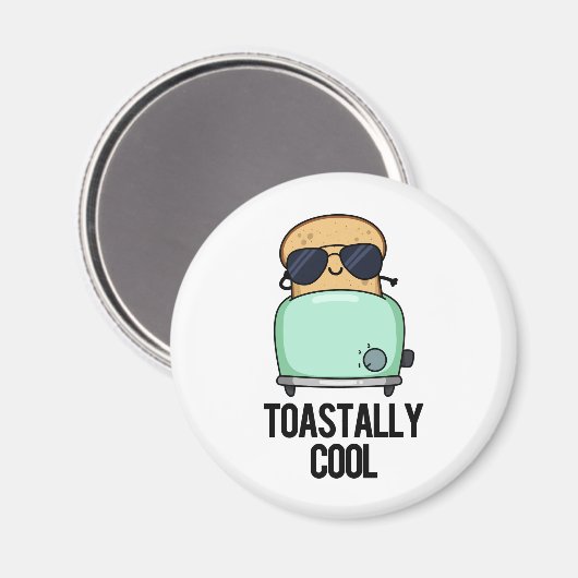 Toastastisch Cool Funny Toast Pun Magneet (Voorkant / Achterkant)