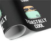 Toastastisch koel Funny Toast Pun Dark BG Cadeaupapier (Rol Hoek)