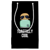 Toastastisch koel Funny Toast Pun Dark BG Klein Cadeauzakje (Voorkant)
