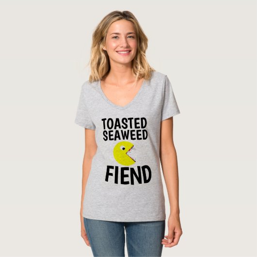 TOASTED SEAWEED FIEND Funny T-shirts (Devant entier)