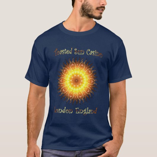 Toasted Sun Casino ~ London England ~ Sinds 2019 ~ T-shirt (Voorkant)