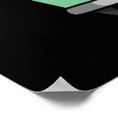 Toasterly Hot Funny Toaster Pun Dark BG Poster (Hoek)