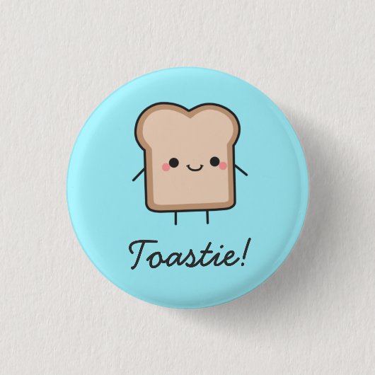 Toastie! Knoop Ronde Button 3,2 Cm (Voorkant)