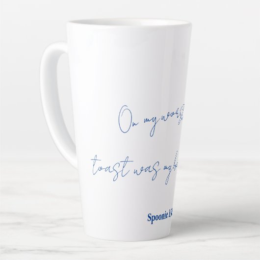 Toastie Spoonie Latte Mug (Angle gauche)