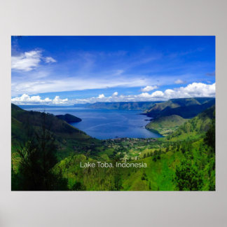Toba-meer, Sumatra, Indonesië, Poster