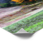 Tobacco Barn Herfst Foliage Natuur Orton Art Poster (Hoek)