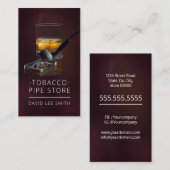 Tobacco Pipe Store Visitekaartje (Voorkant / Achterkant)