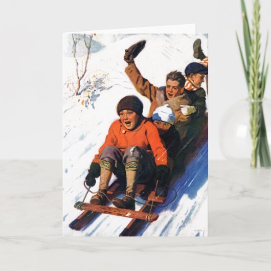 Tobagganing Kaart (Voorkant)