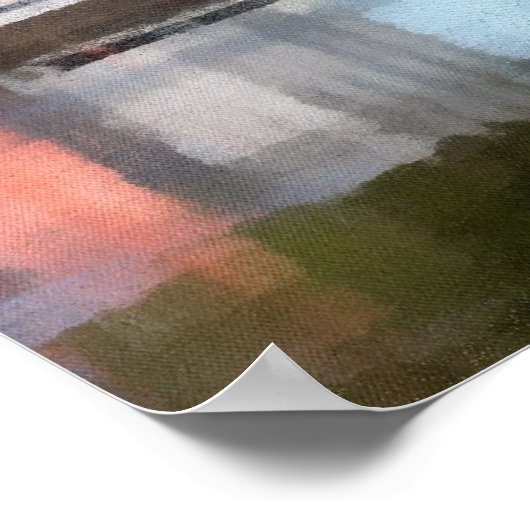 Tobermory Harbour Poster (Hoek)