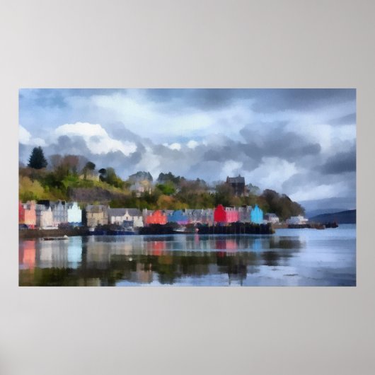 Tobermory Harbour Poster (Voorkant)
