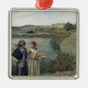 Tobias en de Archangel Raphael Metalen Ornament