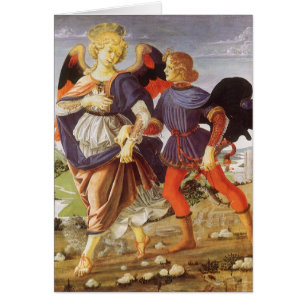 Tobias en de engel door Andrea del Verrocchio