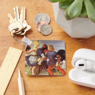 Tobias en de engel door Andrea del Verrocchio Sleutelhanger