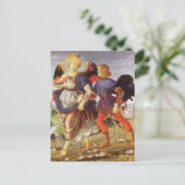 Tobias en de Engel van Andrea del Verrocchio Briefkaart (Staand voorkant)