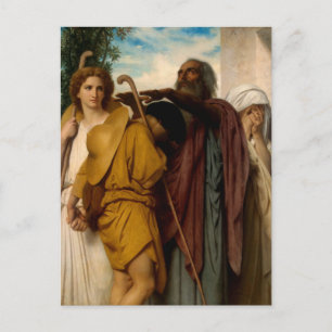 Tobias Gezegde Farewell naar zijn vader Bouguereau Briefkaart