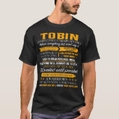 TOBIN volledig onverklaarbaar T-shirt (Voorkant)