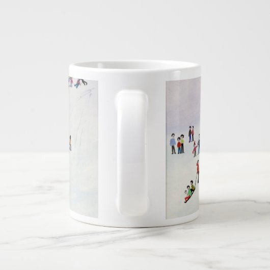 Tobogan of niet naar Toboggan 1990 Extra Grote Mok (Achterkant)