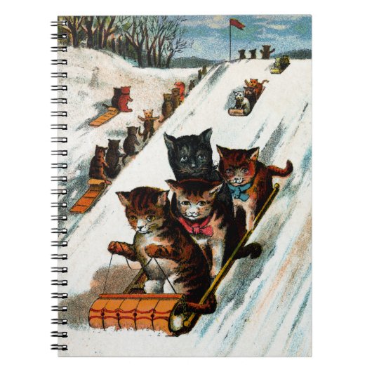  toboggan-katten notitieboek (Voorkant)