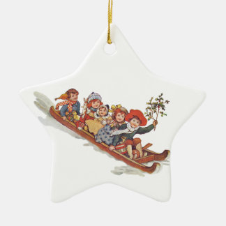 Toboggan Keramisch Ornament