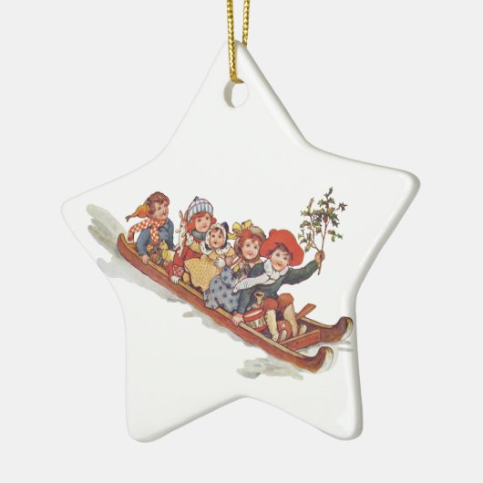 Toboggan Keramisch Ornament (Links)