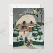 Tobogganering Briefkaart (Voorkant / Achterkant)