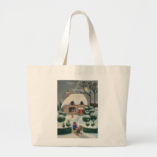Tobogganering Grote Tote Bag (Voorkant)