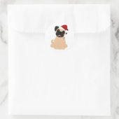 Toby de Pug Ronde Stickers (Tas)