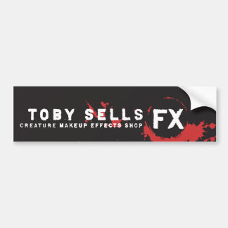 Toby verkoopt creatieve machine FX Winkelen Bumper Bumpersticker