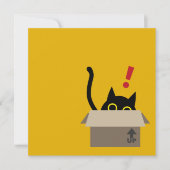 TOC TOC ! - Funny Chat House Invitation Card (Devant)