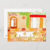 Tocany Cafe Briefkaart (Voorkant / Achterkant)