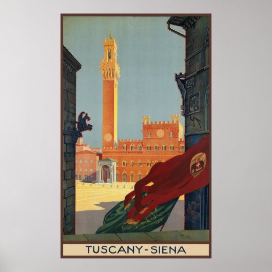 Tocany Siena Poster (Voorkant)