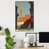 Tocany Siena Poster (Thuiskantoor)