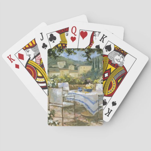 Tocany Terrace Speelkaarten (Achterkant)